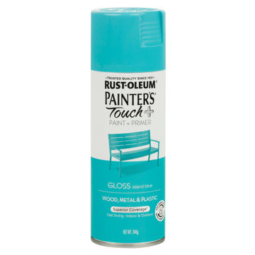 Spray Paint Gloss PAINTERS TOUCH+ Island Blue 340G