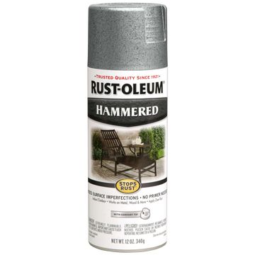 Stops rust spray paint RUST-OLEUM Hummered Silver 340g