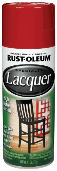 Rust-oleum Spray Paint Lacquer Chinese Red 312G