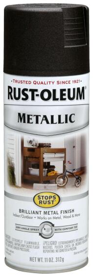 Rust-oleum - 312g Universal Satin Bronze Metallic Aerosol Solvent