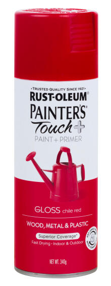 Spray Paint Gloss PAINTERS TOUCH+ Chilli Red 340G