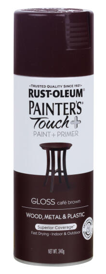 Spray Paint Gloss PAINTERS TOUCH+ Brown 340G