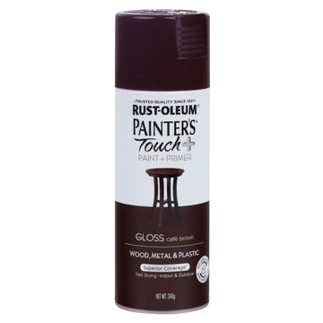 Spray Paint Gloss PAINTERS TOUCH+ Brown 340G