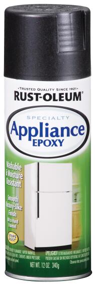 Spray paint RUST-OLEUM Appliance Epoxy Black 340g