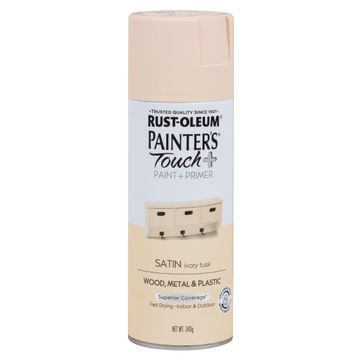 Spray Paint Satin PAINTERS TOUCH+ Ivory Tusk 340G