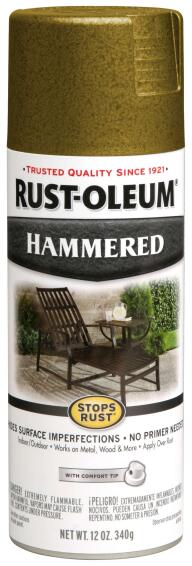 Stops rust spray paint RUST-OLEUM Hummered Gold Rush 340g