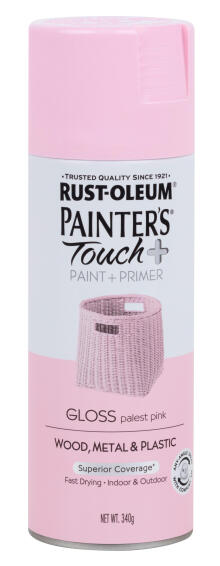 Spray Paint Gloss PAINTERS TOUCH+ Palest Pink 340G