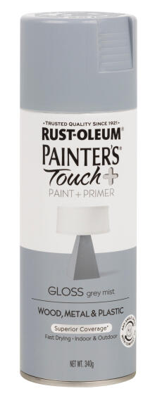 Spray Paint Gloss PAINTERS TOUCH+ Grey Mist 340G