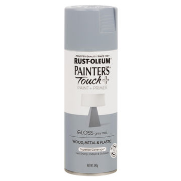 Spray Paint Gloss PAINTERS TOUCH+ Grey Mist 340G