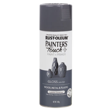Spray Paint Gloss PAINTERS TOUCH+ Pewter 340G
