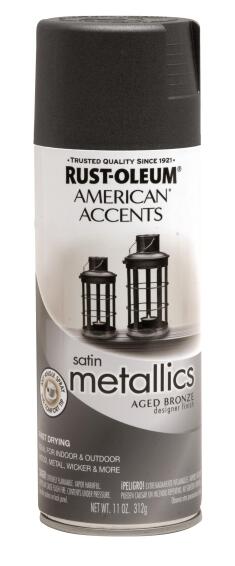 Rust-oleum - 312g Universal Satin Bronze Metallic Aerosol Solvent