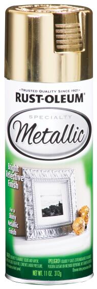 Rust-oleum - 312g Universal Satin Bronze Metallic Aerosol Solvent