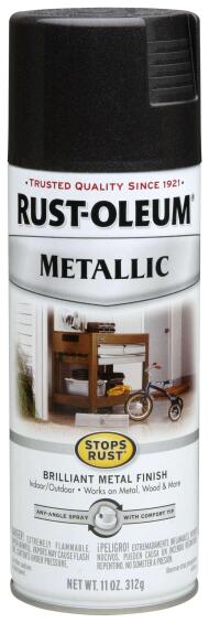 Spray paint RUST-OLEUM Metallic Black Night 312g