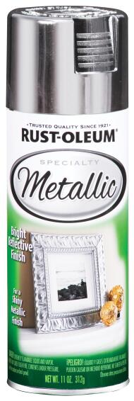 Spray paint RUST-OLEUM Painter's touch+ Metallic silver 312g