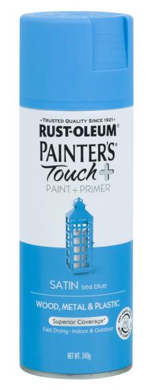 Spray Paint Satin PAINTERS TOUCH+ Sea Blue 340G