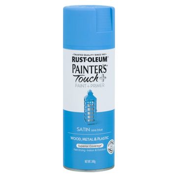 Spray Paint Satin PAINTERS TOUCH+ Sea Blue 340G