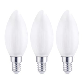 led light bulb filament C35 E14 3.4w cool white  3pack 