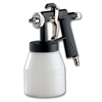 Spray painting gun + cup in plastic