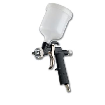 Spray painting gun with connect + cup in plastic