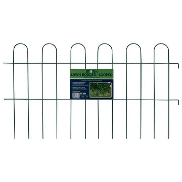 Storm Green Lawn Fencing 1m