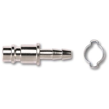 Rapid connector for hose (german profile) + 1 clamp DEXTER diam 8