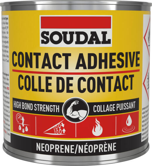 Contact adhesive clear 250ml soudal