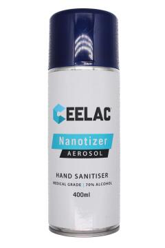Hand sanitiser CEELAC nanotizer aerosol 400ml