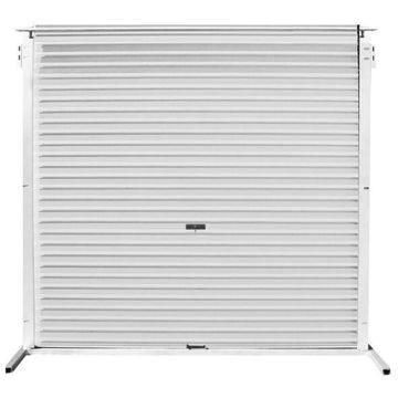 1P Rollup Garage Door Aluzinc White H2100 x W2450mm