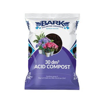 Acid Soil, Growing Medium, BARK UNLIMITED, 30dm