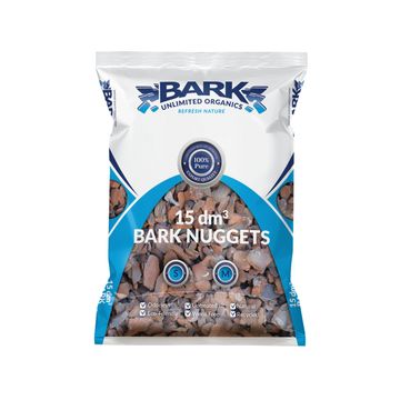 Bark Nuggets, Mulch, BARK UNLIMITED, 15dm