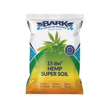 Hemp Soil, Hemp Growing Medium, BARK UNLIMITED, 15dm