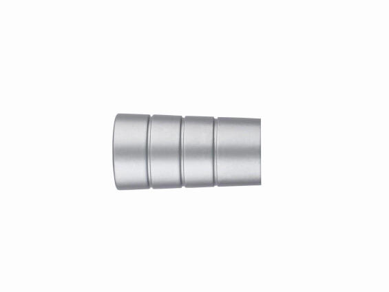 Curtain Rod Finial Cylinder Grey 16mm Diameter