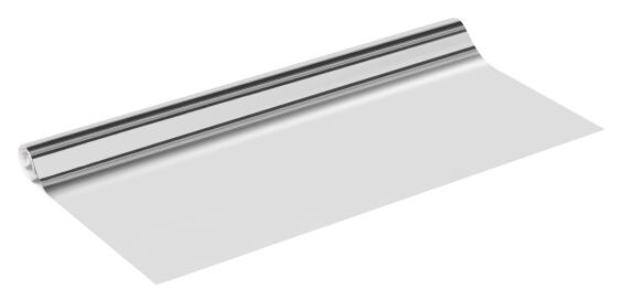 Adhesive Roll Plastic Metallic Gloss Silver