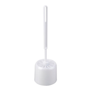 Toilet brush holder plastic SENSEA Funky white