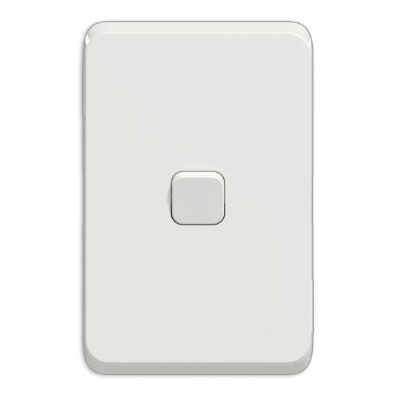 SWITCH 1L 1W WITH SKIN 10AX 250V ICONIC