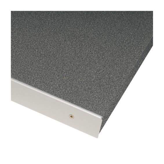 Kitchen Countertop End Trim L67Cm X W2,8Cm Aluminium