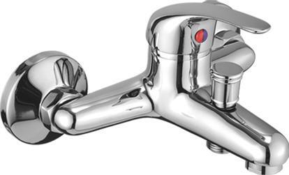 Nerea Wall Type Bath mixer Chrome 35mm