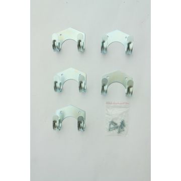 Hooks, Set Of 5 Pieces, Steel, BEST PRICE