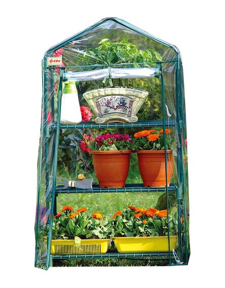 MINI GREEN HOUSE W/ PVC COVER 69X49X125