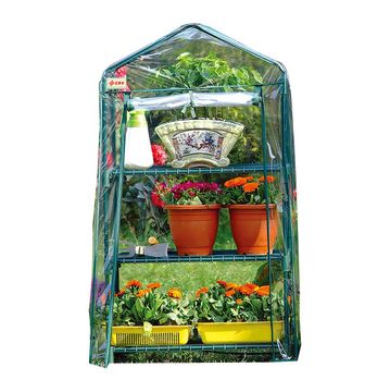 MINI GREEN HOUSE W/ PVC COVER 69X49X125