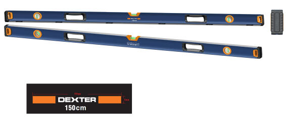 Tubular spirit level DEXTER 1500mm