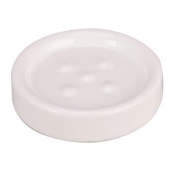Soap dish ceramic SENSEA Legend shiny white