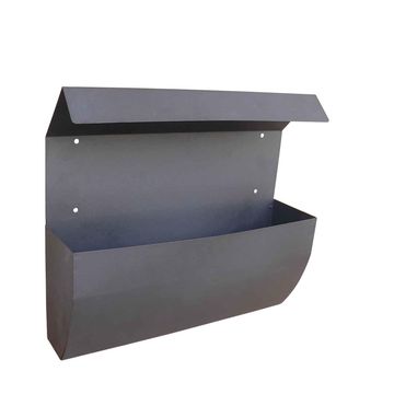 Mailbox stainless steel black