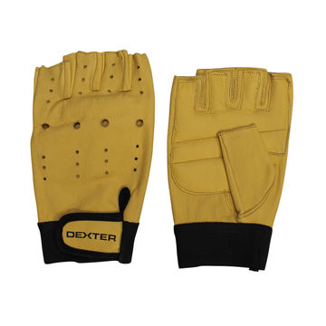 Glove DEXTER Fingerless Grain Leather