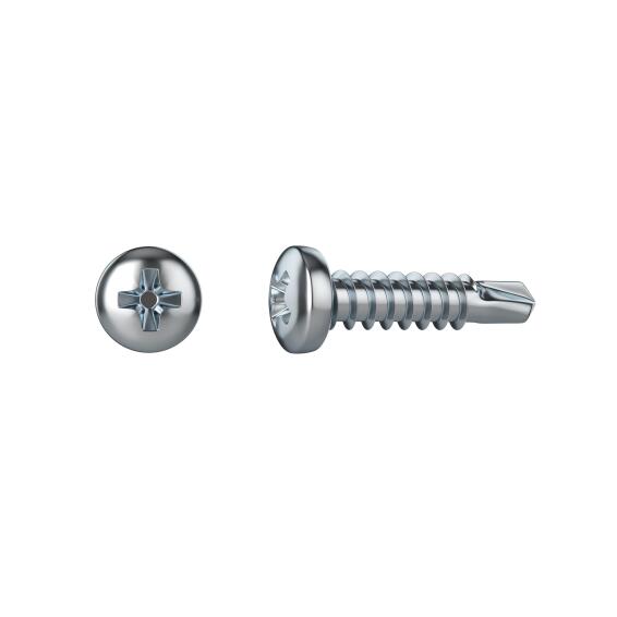V24 SELF-DRILLING SCREW PAN PZ STEEL WZP+CR3 3.5X16 200PCS, D0