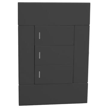 Switch VETI 1 3 lever 2 way charcoal