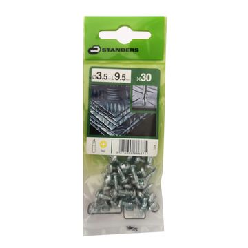 V24 SELF-DRILLING SCREW PAN PH STEEL WZP+CR3 3.5X9.5 30PCS,P1