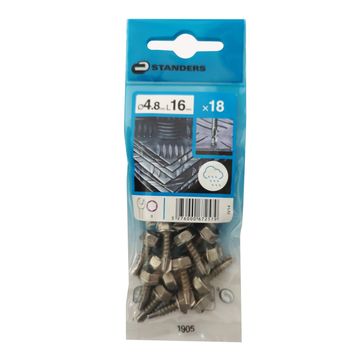 SELFDRILLING TAPPING SCREW HEX4,8X16 18P