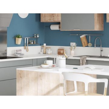 Kitchen Countertop Laminate L315Cm X D65Cm X H3,8Cm White Gloss