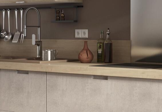 Kitchen Countertop Laminate L315Cm X D65Cm X H5,8Cm Oak